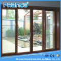 China suppliers aluminium profile security door glass door aluminium glass door